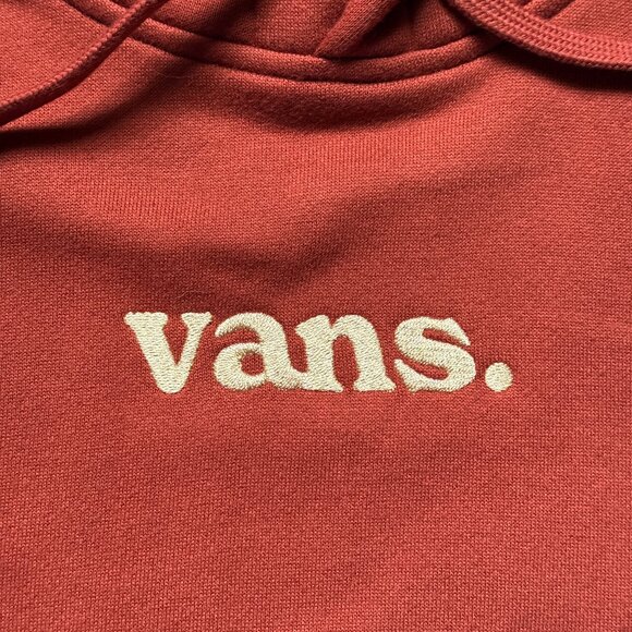 *NEW Vans Men's Lowered Loose Hoodie - Burnt Red - Picture 4 of 8
